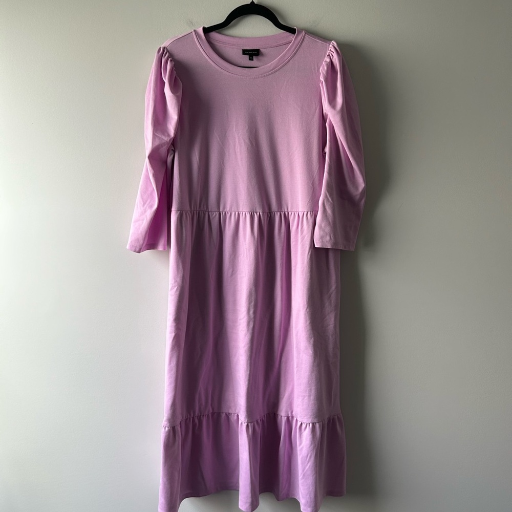 Who What Wear purple midi dress